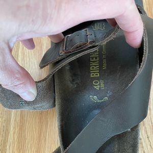 Birkenstock Milano sandals - barely worn!